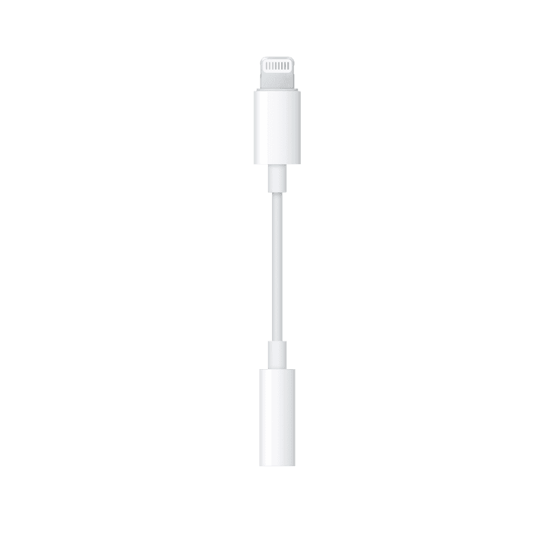 Adaptateur Apple Lightning vers prise jack 3,5 mm, visuel officiel