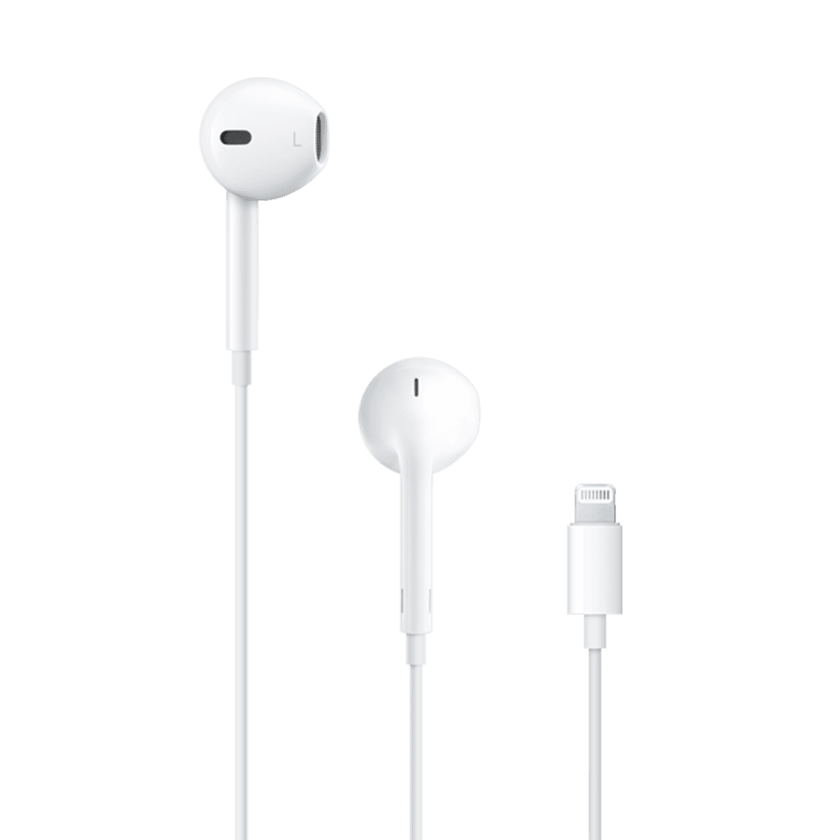 Écouteurs filaires Apple EarPods à connecteur Lightning, visuel officiel