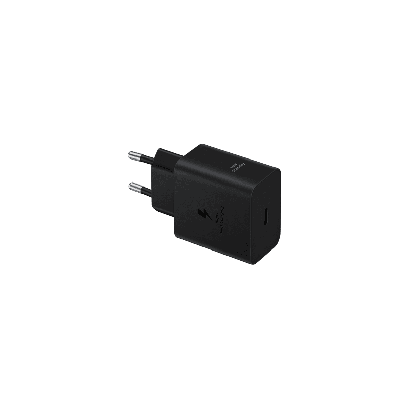 Chargeur secteur Samsung 45 W USB-C noir, visuel officiel