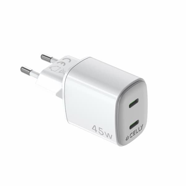 Celly GaN 45 W double USB-C