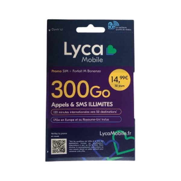 Lycamobile 300 Go
