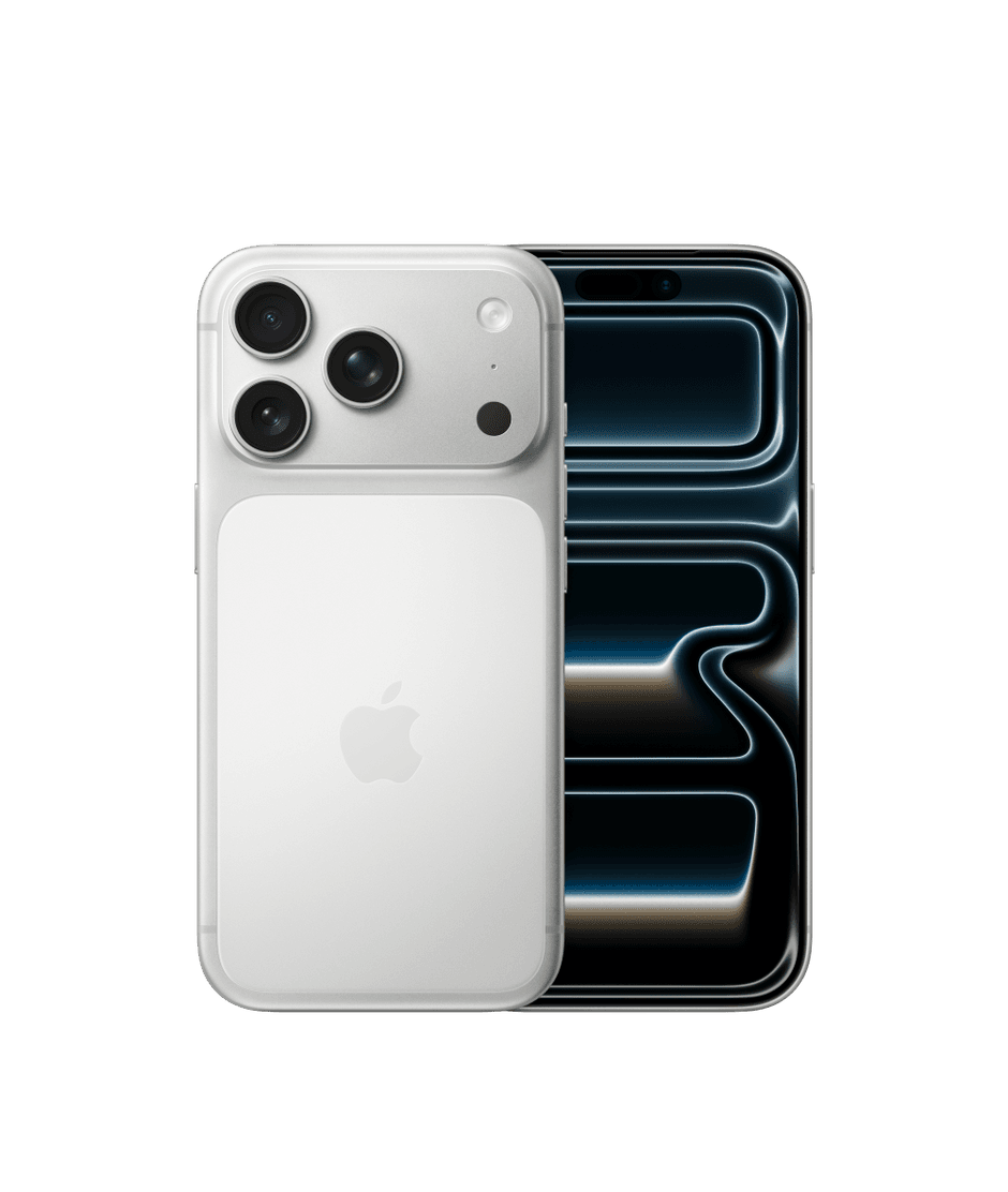 iPhone 17 Pro argent (visuel officiel)