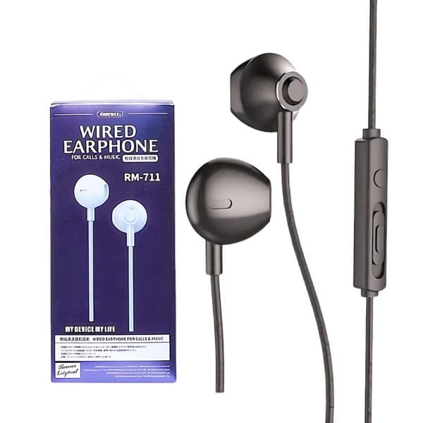REMAX RM-711/A/I Wired Écouteurs for Calls & Music 3.5mm bleu