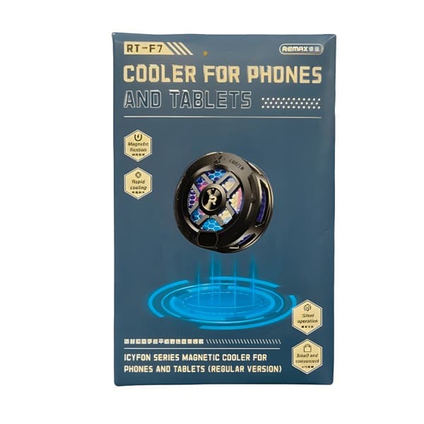REMAX Icyfon Series Magnetic Phone & Tablet Cooler avec Temperature Display RT-F7/F7i (Regular Version)