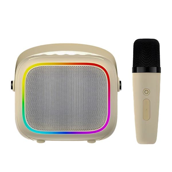 REMAX sans fil Portable Karaoke Enceinte 5W RB-H13 Beige