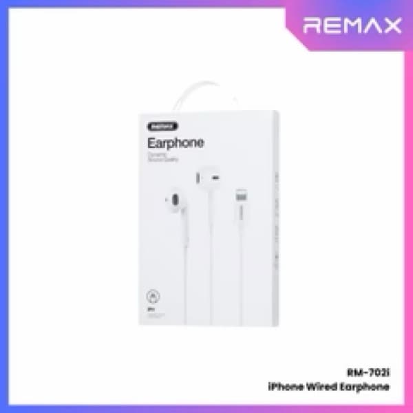 REMAX RM-702/A/I Wired Écouteurs for Music & Calls blanc
