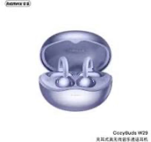 REMAX CozyBuds W29 Clip-on True sans fil Écouteurs for Music & Calls blanc