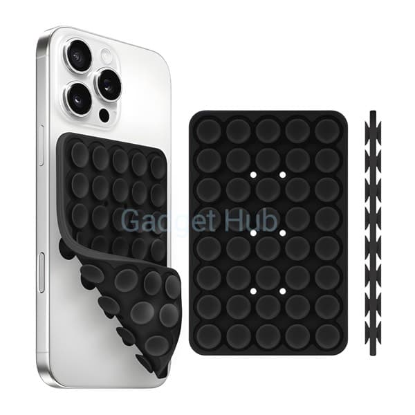 Foldable Suction Cup Phone Support avec Built-in Kickstand