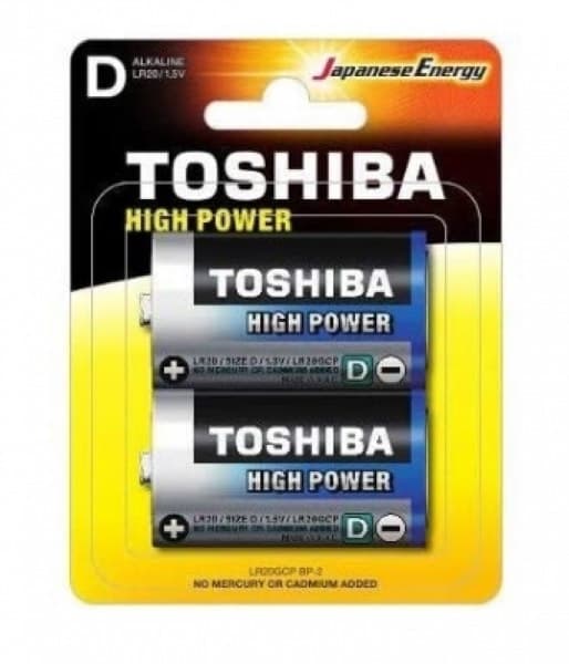 Toshiba LR14GCP BP-2 C Alkaline Battery (2-Pack)
