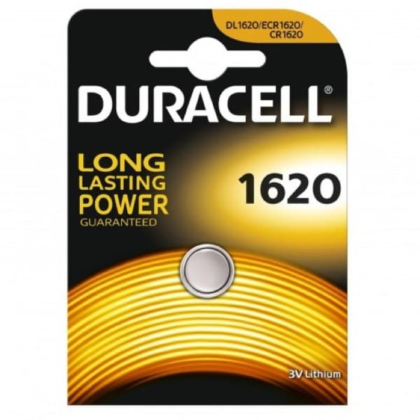 Duracell DL1620 Lithium Button Cell Battery (1 Pack / 1 pc)