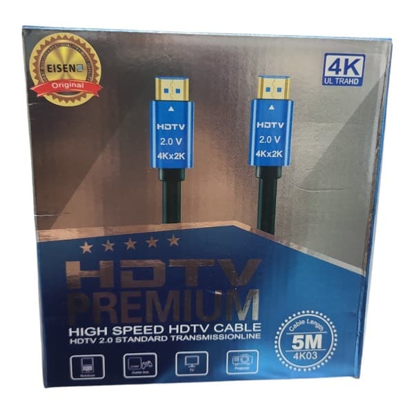 Eisenz HDMI Câble 5M HDTV 2.0 4K (4K03)