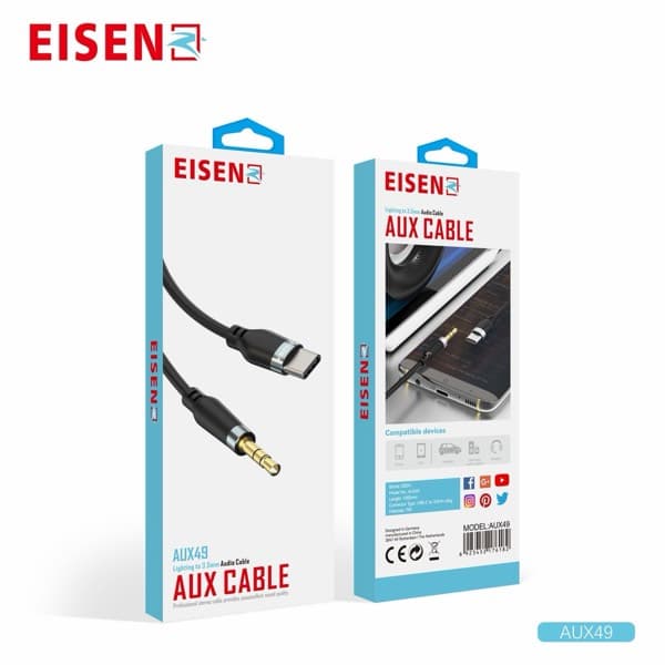 Eisenz AUX to USB Type-C Adaptateur (AUX49)