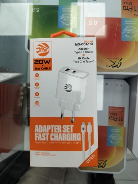 MG 20W Adaptateur + 60W charge rapide Câble MGCDA160