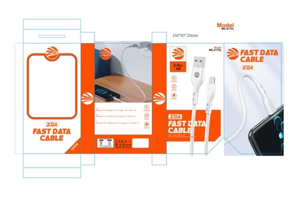 MG 3A charge rapide & Câble de données MGX172L