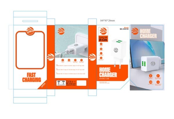 MG 2.4A Dual USB Chargeur Adaptateur (MG CDA123)