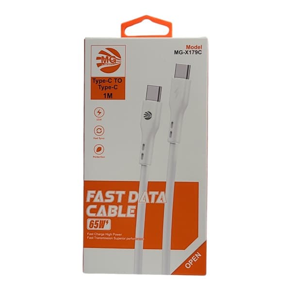 MG 65W USB-C to USB-C Câble 1M (MG X179C)
