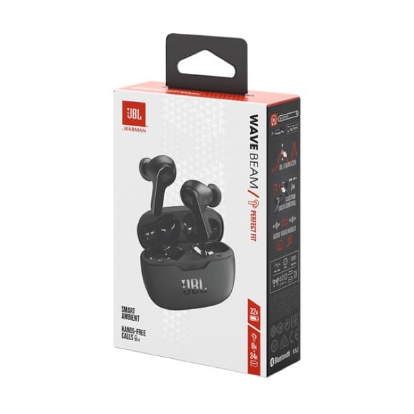 JBL Wave Beam True sans fil Écouteurs noir