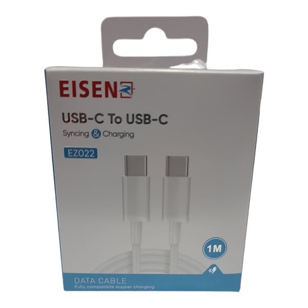 Eisenz USB-C to USB-C Câble 1m EZ022