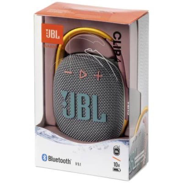 JBL Clip 4 Portable Bluetooth Enceinte Gray