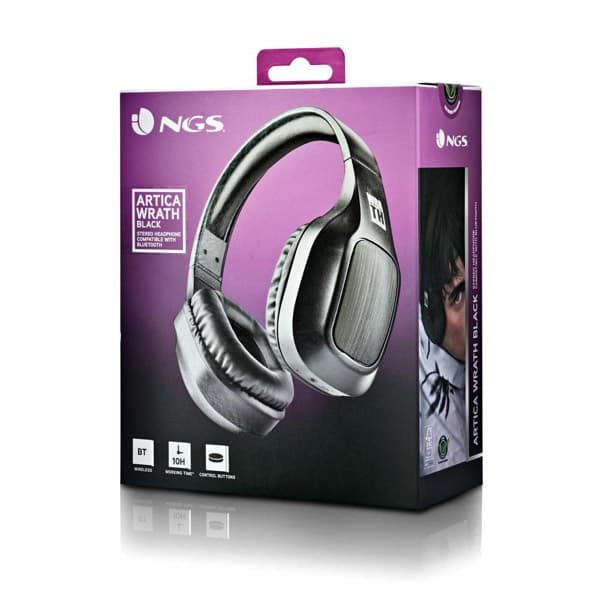 NGS Artica Wrath sans fil Casque noir