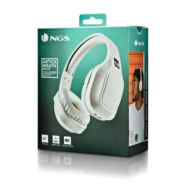 NGS Artica Wrath sans fil Casque blanc
