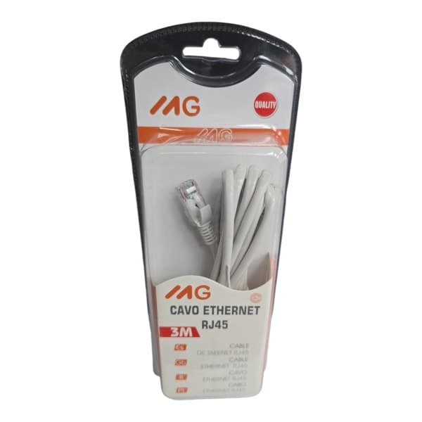 MG RJ45 Ethernet Câble 3m IAG-RJ03