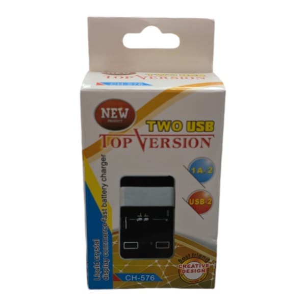 Universal Travel Battery Chargeur 2-Pin USB TW0