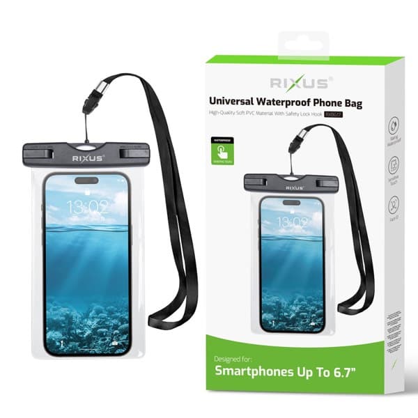 Rixus Waterproof Sponge Phone Bag noir RXBG17