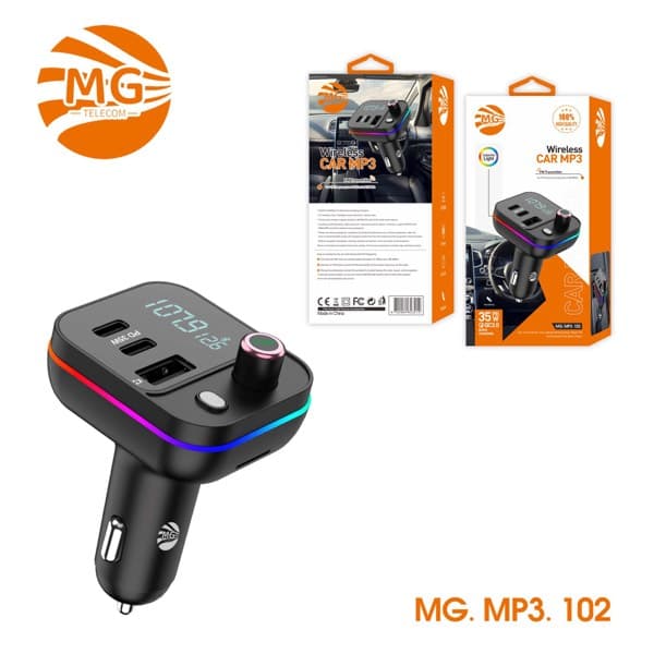 MG sans fil Car MP3 Player QC3.0 PD35 MG-MP3-102