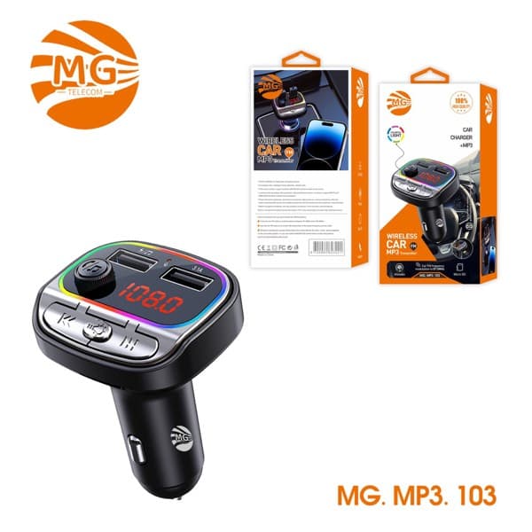 MG Colourful Light sans fil Car MP3 Player MG-MP3-103