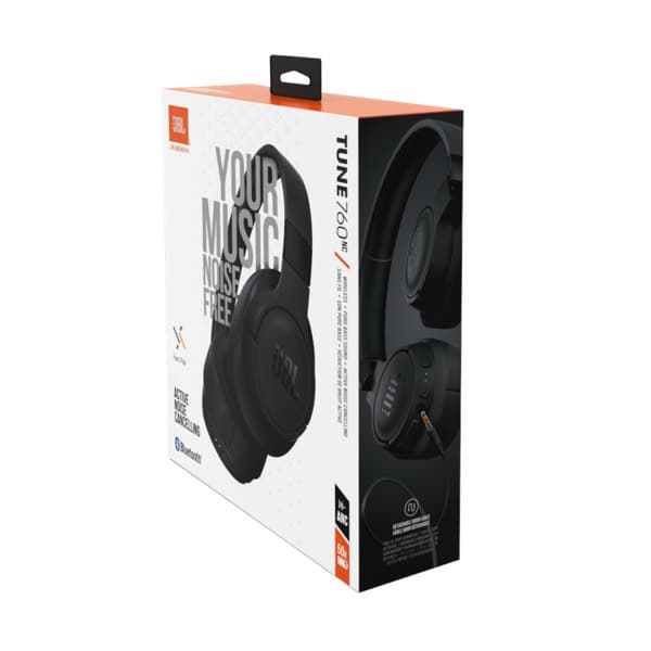JBL Tune 760NC sans fil Bluetooth Noise Cancelling Casque noir T760NC