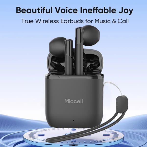 Miccell True sans fil Stereo Écouteurs VQ BH10 noir
