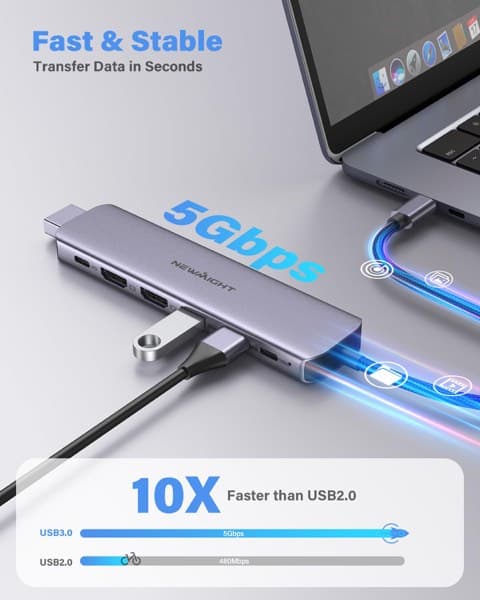 MG 6-in-1 USB-C Docking Station HDMI MGHB02