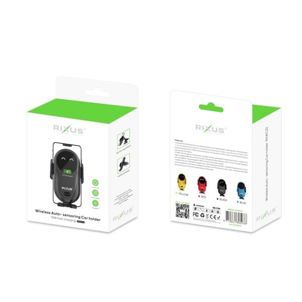 Rixus sans fil Auto-Sensing Car Phone Support RXWC22 rouge
