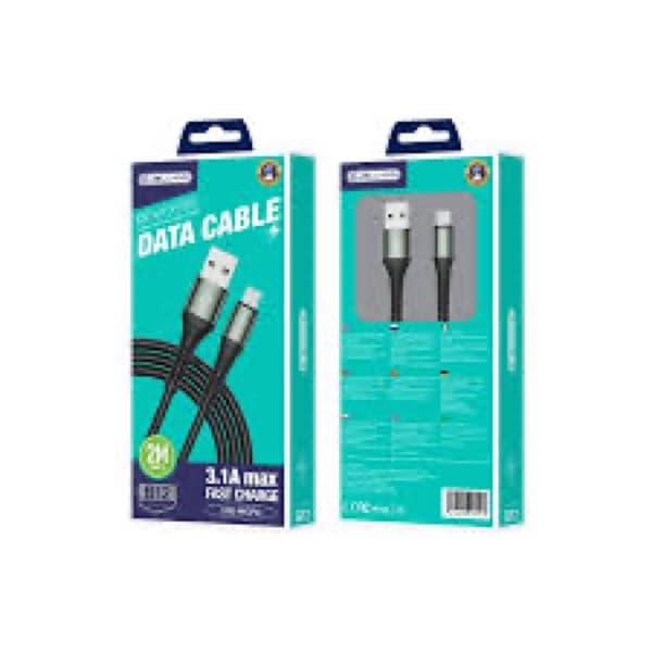 JELLICO B12 Micro USB Câble 3.1A 2m noir