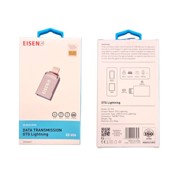 Eisen Lightning OTG Adaptateur EZ-036