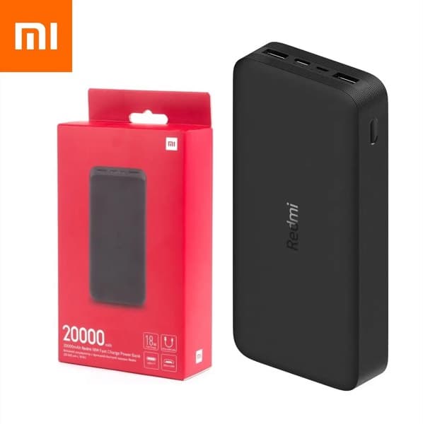 Xiaomi Redmi Batterie externe 20000mAh Fast Charge noir
