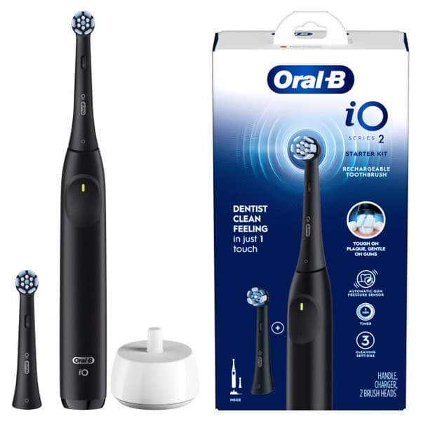 Oral-B iO2 Electric Toothbrush noir avec 1 Brush Head
