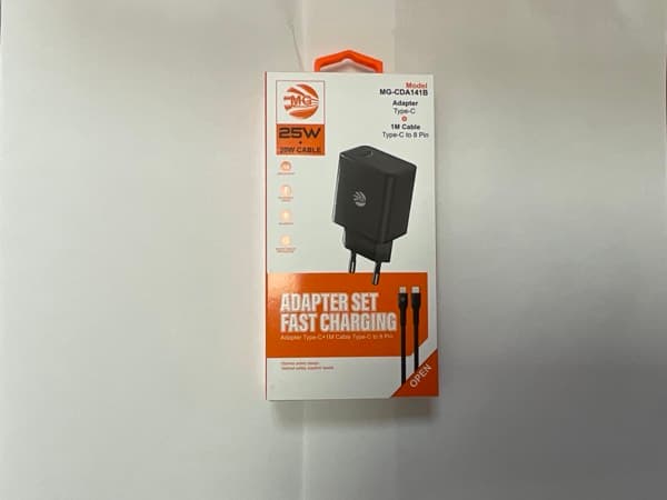 MG Type-C to Lightning Chargeur Adaptateur Set MG-CDA141B noir