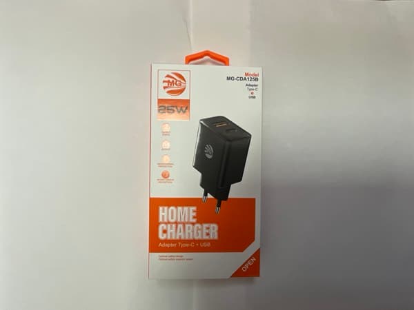MG 25W Home Chargeur USB-C + USB MG-CDA125B
