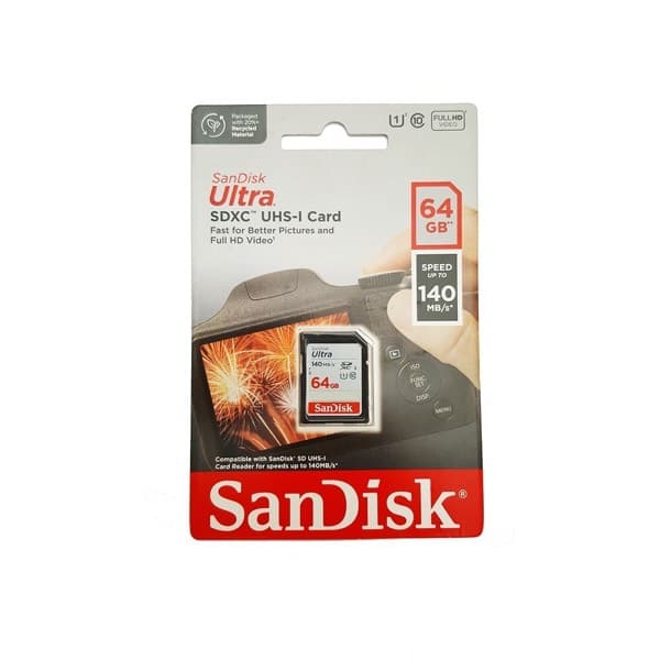 SanDisk Ultra 64GB MicroSD Card Class 10 UHS-I SDXC 140MB/s