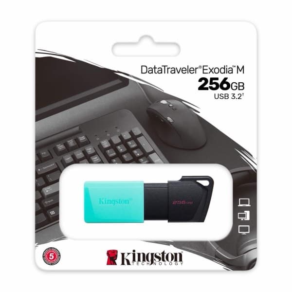 Kingston DataTraveler Exodia M 256GB USB 3.2 Clé USB DTXM/256GB noir/bleu