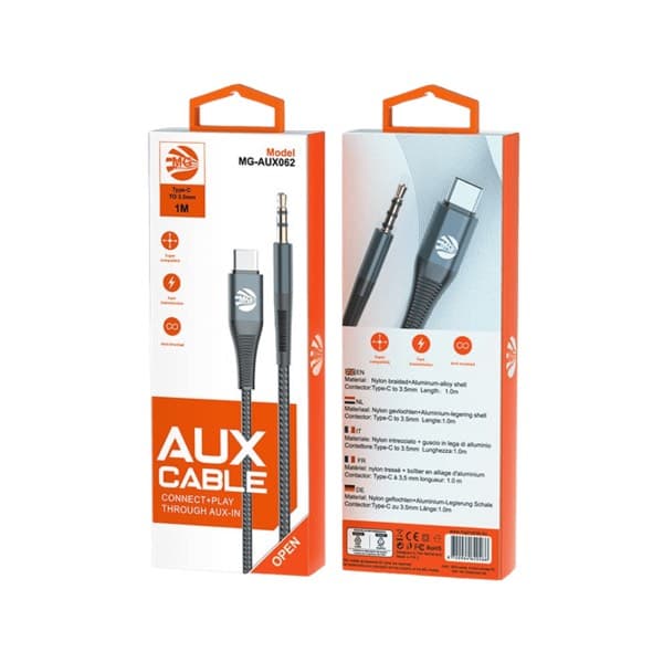 MG USB-C to 3.5mm AUX Câble (MG-AUX062)