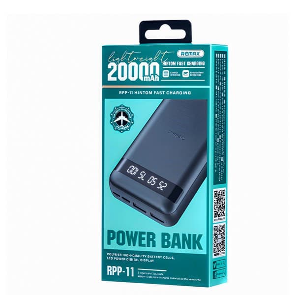 REMAX Batterie externe 20000mAh RPP-11 noir