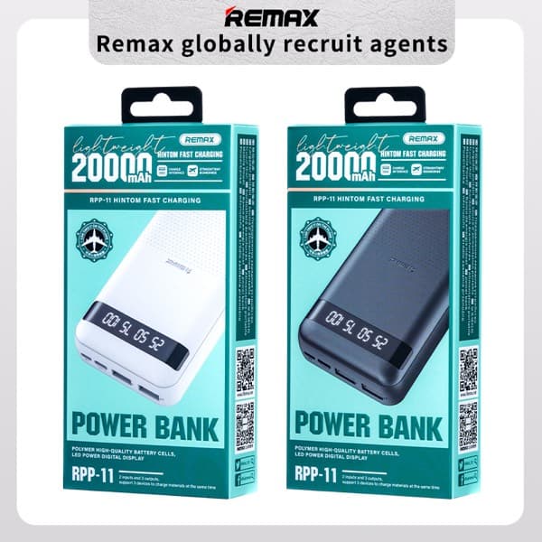 REMAX Batterie externe 20000mAh RPP-11 blanc