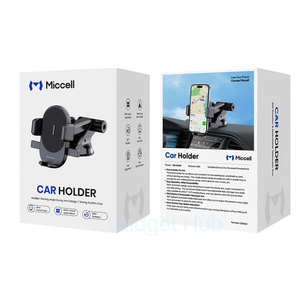 Miccell Flexible Suction Cup Windshield Phone Support VQ-CH09