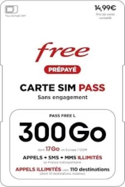 Prepaid SIM Card 300GB – Unlimited Calls, SMS & MMS – No Contract