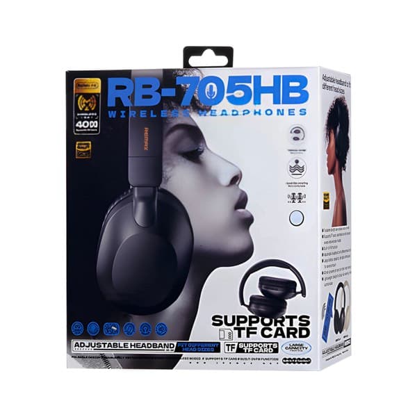 REMAX RB-705HB sans fil Casque noir