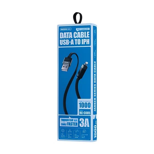 REMAX Janker RC-C085 USB-A to Lightning Braided charge rapide Câble de données 3A