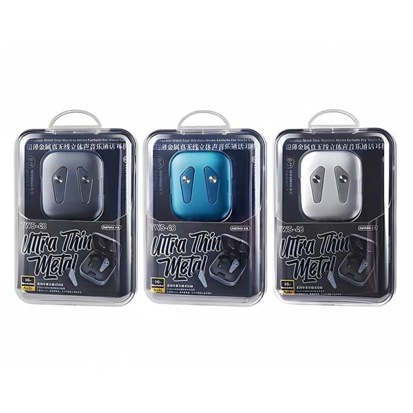 REMAX TWS-48 Metal In-Ear sans fil Écouteurs 300mAh Silver